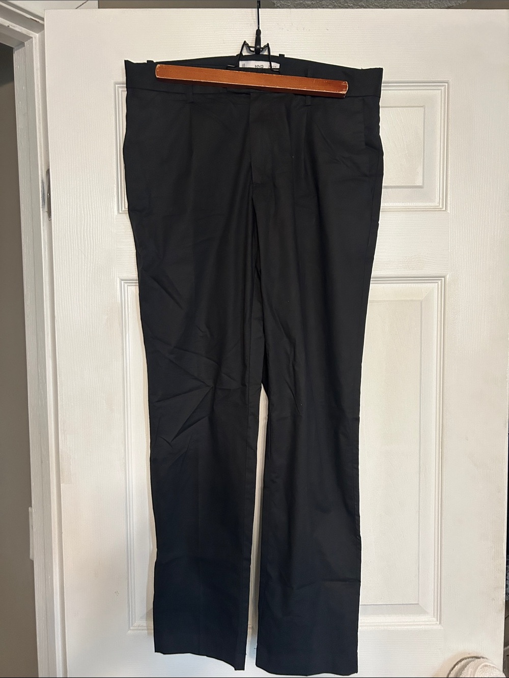 Tailored Black Dress Pants for Men - Modern Straight Leg